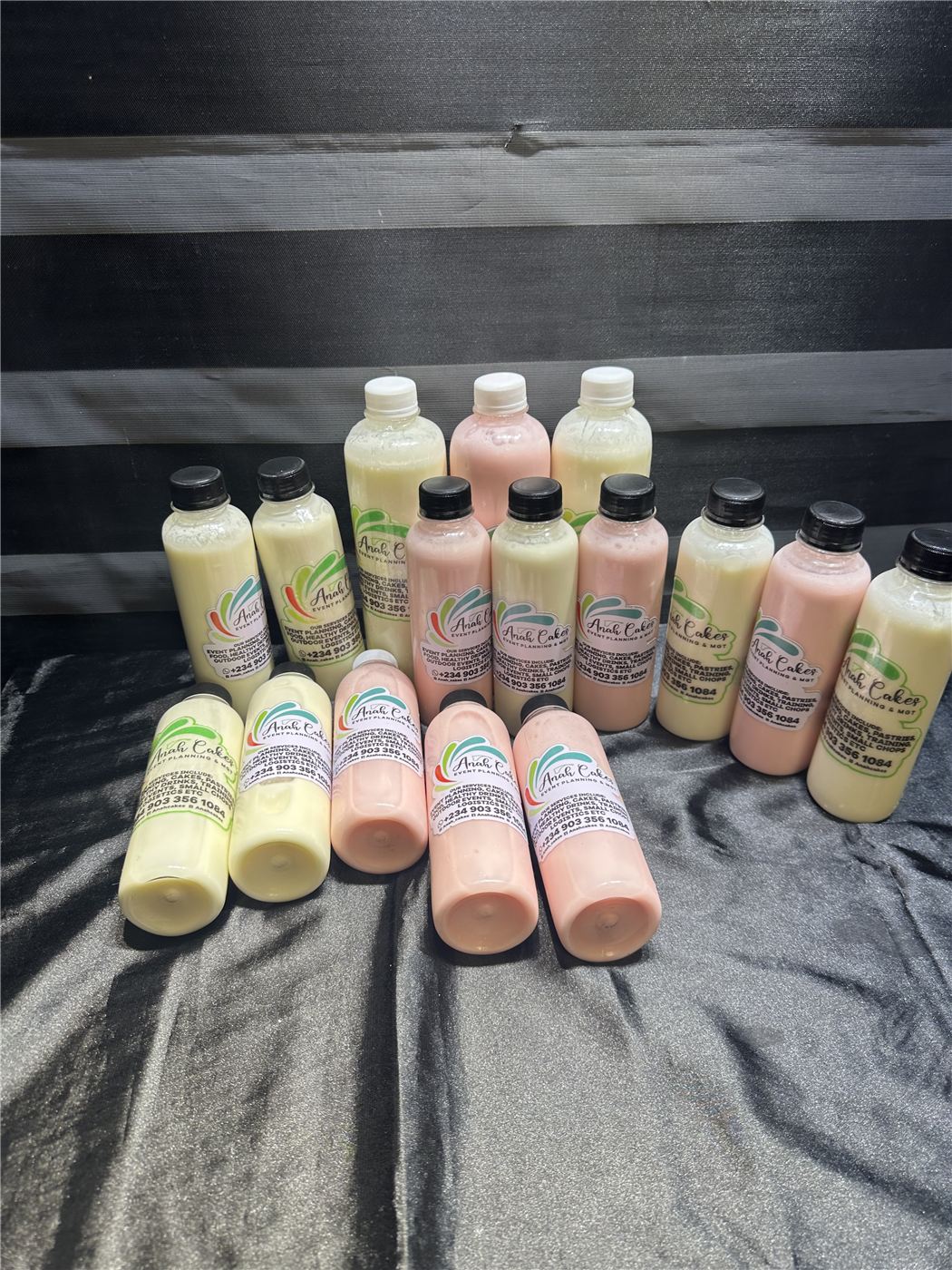 Yoghurt Juice, design 1 by Anah Cakes