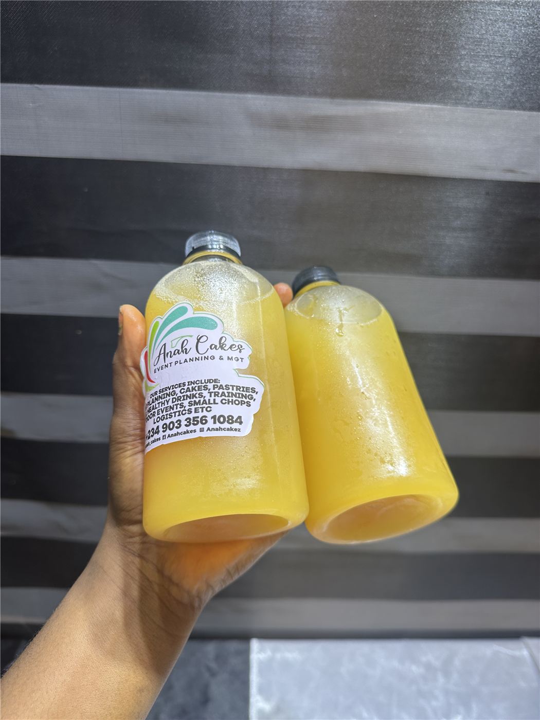 Fruit Juice, design 3 by Anah Cakes