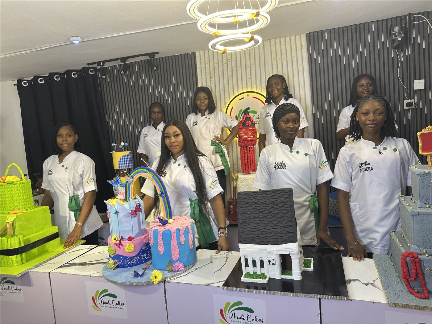 Students in class at Anahcakes Academy