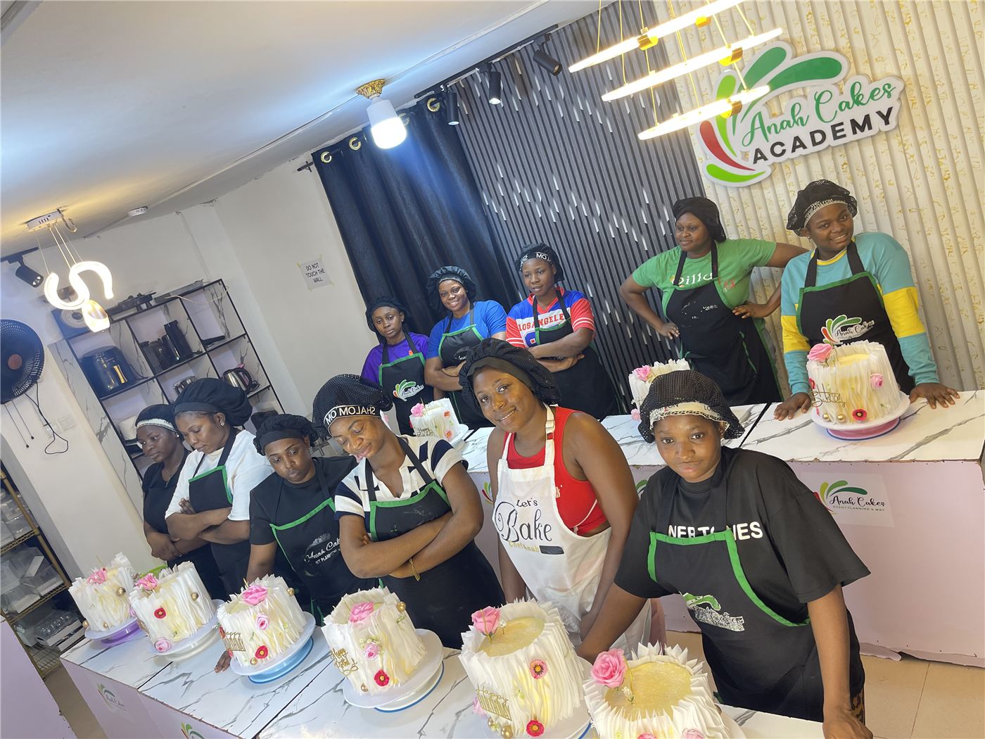 Students in class at Anahcakes Academy