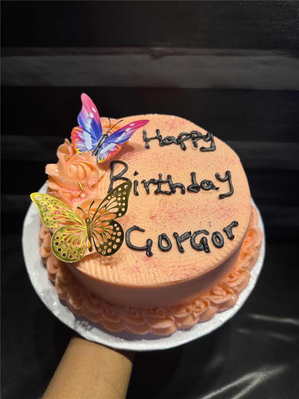 8 inch, 1 Layer, design 2 by Anah Cakes